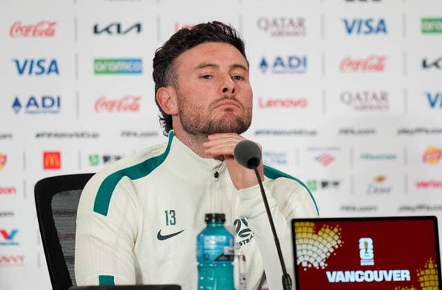 Ahead of Turkiye v Australia - FIFA World Cup, WM, Weltmeisterschaft, Fussball 2026 VANCOUVER, CANADA - JUNE 12: Aiden O Neill of Australia ahead of the FIFA World Cup 2026 Group D qualifiers match between Turkiye and Australia at the BC Place Stadium, in Vancouver, United States on June 12, 2026. Ercin Erturk Anadolu Vancouver Canada. Editorial use only. Please get in touch for any other usage.  Copyright: x2026xAnadoluxErcinxErturkx