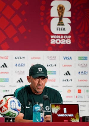 Ahead of Turkiye v Australia - FIFA World Cup, WM, Weltmeisterschaft, Fussball 2026 VANCOUVER, CANADA - JUNE 12: Head coach Tony Popovic of Australia ahead of the FIFA World Cup 2026 Group D qualifiers match between Turkiye and Australia at the BC Place Stadium, in Vancouver, United States on June 12, 2026. Ercin Erturk Anadolu Vancouver Canada. Editorial use only. Please get in touch for any other usage.  Copyright: x2026xAnadoluxErcinxErturkx