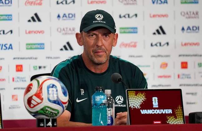 Ahead of Turkiye v Australia - FIFA World Cup, WM, Weltmeisterschaft, Fussball 2026 VANCOUVER, CANADA - JUNE 12: Head coach Tony Popovic of Australia ahead of the FIFA World Cup 2026 Group D qualifiers match between Turkiye and Australia at the BC Place Stadium, in Vancouver, United States on June 12, 2026. Ercin Erturk Anadolu Vancouver Canada. Editorial use only. Please get in touch for any other usage.  Copyright: x2026xAnadoluxErcinxErturkx