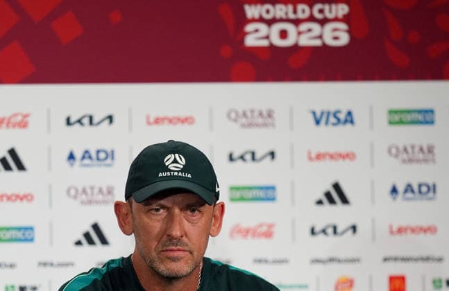 Ahead of Turkiye v Australia - FIFA World Cup, WM, Weltmeisterschaft, Fussball 2026 2026 FIFA Dünya Kupasi D Grubu ilk maçinda yarin Kanada da Türkiye ile karsilasacak Avustralya Milli Takimi nin teknik direktörü Tony Popovic (fotografta) BC Place te düzenlenen basin toplantisinda açiklamalarda bulundu. Ercin Erturk Anadolu Vancouver Canada. Editorial use only. Please get in touch for any other usage.  Copyright: x2026xAnadoluxErcinxErturkx
