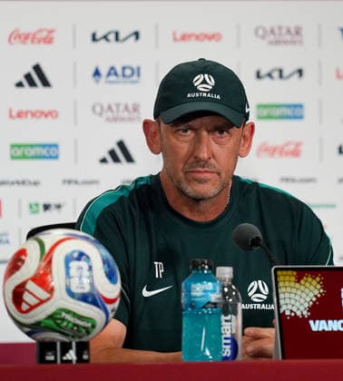 Ahead of Turkiye v Australia - FIFA World Cup, WM, Weltmeisterschaft, Fussball 2026 VANCOUVER, CANADA - JUNE 12: Head coach Tony Popovic of Australia ahead of the FIFA World Cup 2026 Group D qualifiers match between Turkiye and Australia at the BC Place Stadium, in Vancouver, United States on June 12, 2026. Ercin Erturk Anadolu Vancouver Canada. Editorial use only. Please get in touch for any other usage.  Copyright: x2026xAnadoluxErcinxErturkx