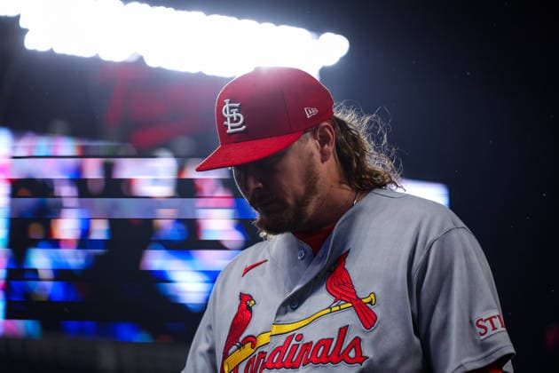 June 12th, 2026: St. Louis Cardinals pitcher Ryne Stanek (55) looks on during a MLB, Baseball Herren, USA Baseball game between the St. Louis Cardinals and the Minnesota Twins at Target Field in Minneapolis, Minnesota. CSM Minneapolis USA - ZUMAc04_ 20260612_zma_c04_275 Copyright: xStevenxGarciax