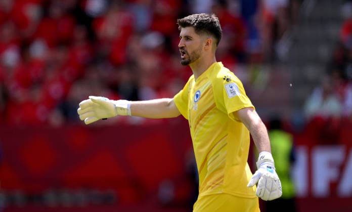 Fussball FIFA WM 2026 Vorrunde Gruppe B in Toronto Kanada - Bosnien - Herzegowina 12.06.2026 Torwart Nikola Vasilj (Bosnien - Herzegowina)