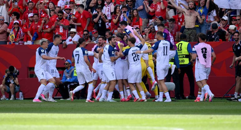 Fussball FIFA WM 2026 Vorrunde Gruppe B in Toronto Kanada - Bosnien - Herzegowina 12.06.2026 Jubel Bosnien - Herzegowina