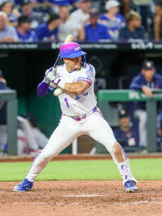 JUNE 12, 2026: Kansas City Royals outfielder Isaac Collins (1) gets hit by a pitch in the 8th inning against the Houston Astros at Kauffman Stadium in Kansas City, MO. CSM Kansas City United States - ZUMAc04_ 20260613_zma_c04_036 Copyright: xRomanxPunox