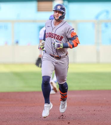 JUNE 12, 2026: Houston Astros first baseman Christian Walker (8) heads towards third base after hitting a home run in the 1st inning against the Kansas City Royals at Kauffman Stadium in Kansas City, MO. CSM Kansas City United States - ZUMAc04_ 20260613_zma_c04_079 Copyright: xRomanxPunox