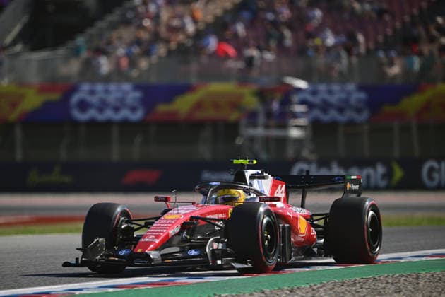 F1 Grand Prix of Barcelona-Catalunya - Practice Lewis Hamilton of Scuderia Ferrari drives during free practice for the Barcelona - Catalunya GP at Circuit de Catalunya in Montmelo, Spain, on June 12, 2026. MontmelÃ² Catalunya Spain  Copyright: xAndreaxDiodatox originalFilename:diodato-barcelon260612_npkb6.jpg