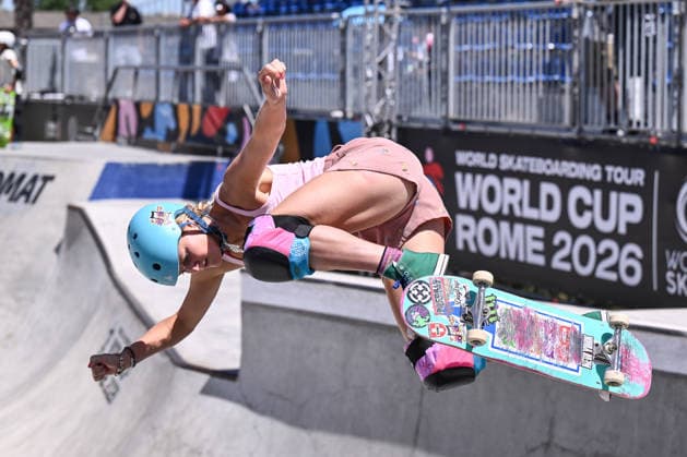 WST World Cup Rome 2026 Bryce Wettstein of the United States competes during the Women s Quarterfinal of the WST World Cup Rome 2026 at Ostia Park on June 12, 2026, in Rome, Italy. Rome Italy Italy  Copyright: xDomenicoxCippitellix originalFilename:cippitelli-wstworld260612_npd2y.jpg
