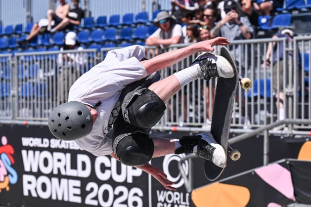 WST World Cup Rome 2026 Tay Cunningham of Great Britain competes during the Men s Quarterfinal of the WST World Cup Rome 2026 at Ostia Park on June 12, 2026, in Rome, Italy. Rome Italy Italy  Copyright: xDomenicoxCippitellix originalFilename:cippitelli-wstworld260612_npg2g.jpg