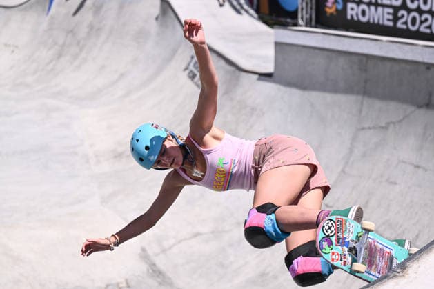 WST World Cup Rome 2026 Bryce Wettstein of the United States competes during the Women s Quarterfinal of the WST World Cup Rome 2026 at Ostia Park on June 12, 2026, in Rome, Italy. Rome Italy Italy  Copyright: xDomenicoxCippitellix originalFilename:cippitelli-wstworld260612_np1V9.jpg