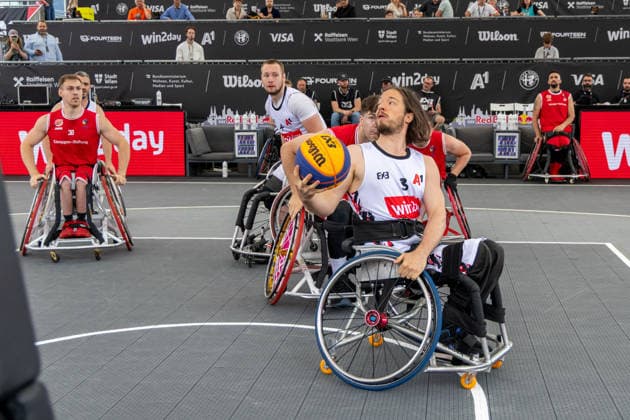 BASKETBALL - FIBA 3x3 World Tour VIENNA,AUSTRIA,13.JUN.26 - BASKETBALL - FIBA 3x3 World Tour. Image shows Alexander Suppan (AUT).  GEPAxpictures xPhilippxBrem