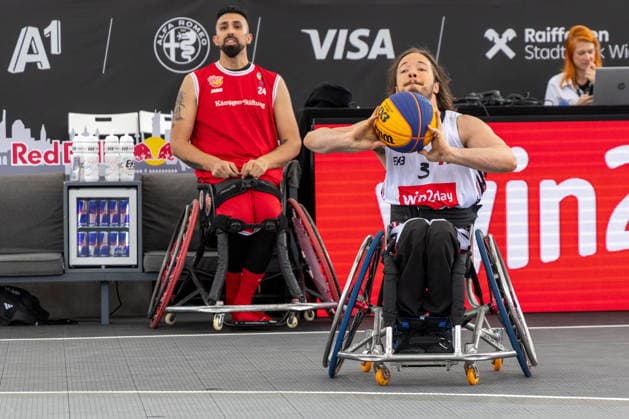 BASKETBALL - FIBA 3x3 World Tour VIENNA,AUSTRIA,13.JUN.26 - BASKETBALL - FIBA 3x3 World Tour. Image shows Alexander Suppan (AUT).  GEPAxpictures xPhilippxBrem