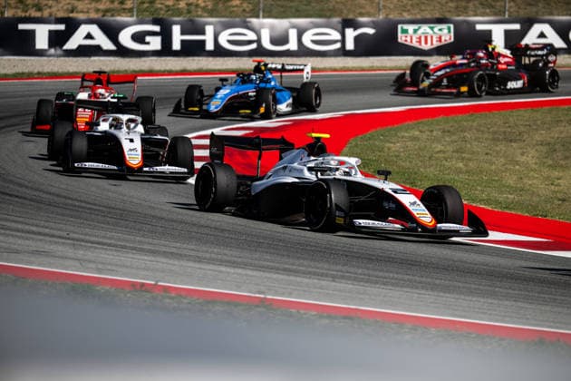AUTO - FORMULA 3 2026 - BARCELONA 02 UGOCHUKWU Ugo (usa), Campos Racing, Dallara F3 2025, action during the 3rd round of the 2026 FIA Formula 3 Championship from June 12 to 14, 2026 on the Circuit de Barcelona-Catalunya, in Montmelo, Spain - MontmeloSpain  Copyright: xALBERTOxVIMERCATIx