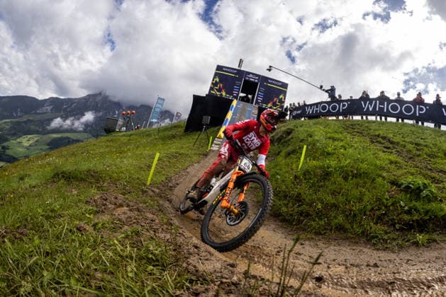 Whoop UCI Mountainbike World Series Leogang Downhill KOLB Andreas SANTA CRUZ SYNDICATEat Whoop UCI Mountainbike World Series Leogang Downhill, 13.06.2026,in Leogang,AUT Foto: Sebastian Sternemann