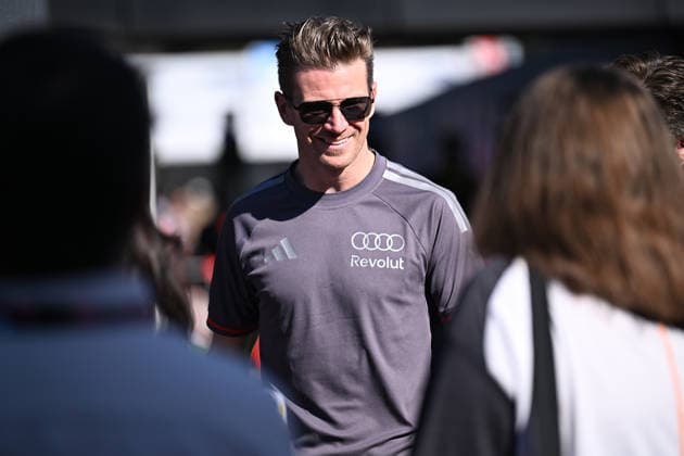 Ahead of Barcelona-Catalunya Grand Prix 2026 BARCELONA, SPAIN - JUNE 13: Nico Hulkenberg of Audi is seen at the paddock before the practice and qualifying sessions ahead of the Barcelona-Catalunya Grand Prix, the seventh race of the 2026 Formula 1 World Championship, WM, Weltmeisterschaft at the 4.66-kilometer Circuit de Barcelona-Catalunya in Barcelona, Spain, on June 13, 2026. Burak Akbulut Anadolu Barcelona Spain. Editorial use only. Please get in touch for any other usage.  Copyright: x2026xAnadoluxBurakxAkbulutx