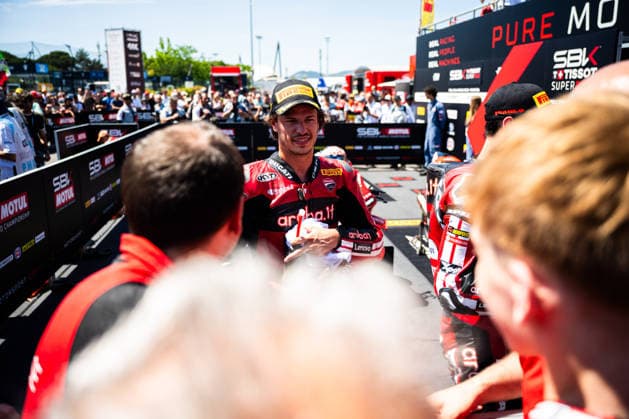 IPA85638964 - Nicolo Bulega - SUPERBIKE Pirelli Emilia Romagna Round. At the Misano World Circuit Marco Simoncelli in Misano Adriatico, RN, Italy. On June 13, 2026.  Copyright: xRiccardoxSpadettoxDexPaulis IPAxSportx xx 85638964