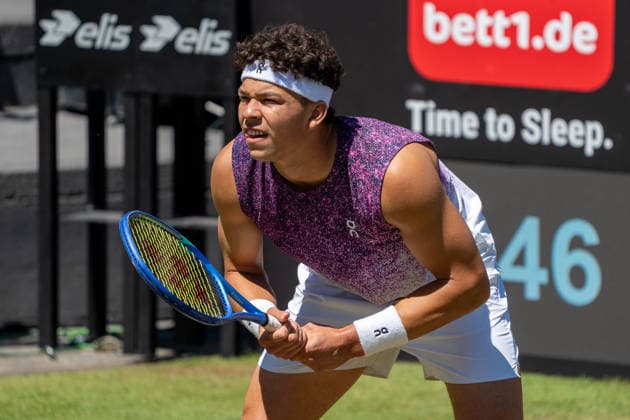 Ben Shelton, Ben Shelton vs. Sho Shimabukuro, Tennis, ATP, Tennis Herren Turnier, Boss-Open, Center-Court, Viertelfinale, 13.06.2026, Ben Shelton vs. Sho Shimabukuro, Tennis, ATP-Turnier, Boss-Open, Center-Court, Viertelfinale, 13.06.2026, Stuttgart