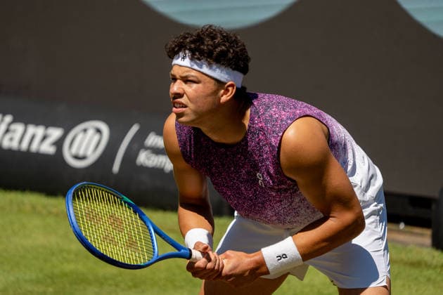 Ben Shelton, Ben Shelton vs. Sho Shimabukuro, Tennis, ATP, Tennis Herren Turnier, Boss-Open, Center-Court, Viertelfinale, 13.06.2026, Ben Shelton vs. Sho Shimabukuro, Tennis, ATP-Turnier, Boss-Open, Center-Court, Viertelfinale, 13.06.2026, Stuttgart