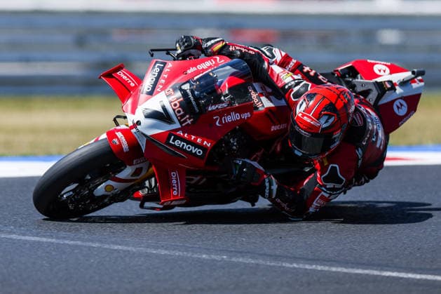 FIM SBK Superbike World Championship, WM, Weltmeisterschaft Pirelli Emilia-Romagna Round 7 - Superpole - Misano Adriatico 13 06 2026 Iker Lecuona of Aruba.it Racing - Ducati with Ducati Panigale V4R seen during FIM SBK Superbike World Championship Pirelli Emilia-Romagna Round 7 - Superpole at Misano World Circuit Marco Simoncelli in Misano Adriatico, Italy