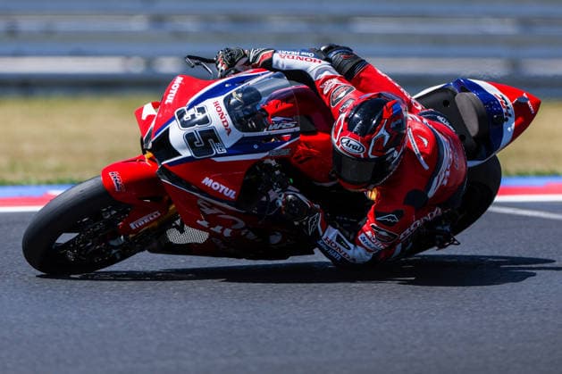 FIM SBK Superbike World Championship, WM, Weltmeisterschaft Pirelli Emilia-Romagna Round 7 - Superpole - Misano Adriatico 13 06 2026 Somkiat Chantra of Honda HRC with Honda CBR1000RR-R SP seen during FIM SBK Superbike World Championship Pirelli Emilia-Romagna Round 7 - Superpole at Misano World Circuit Marco Simoncelli in Misano Adriatico, Italy