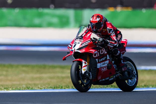 FIM SBK Superbike World Championship, WM, Weltmeisterschaft Pirelli Emilia-Romagna Round 7 - Superpole - Misano Adriatico 13 06 2026 Iker Lecuona of Aruba.it Racing - Ducati with Ducati Panigale V4R seen during FIM SBK Superbike World Championship Pirelli Emilia-Romagna Round 7 - Superpole at Misano World Circuit Marco Simoncelli in Misano Adriatico, Italy