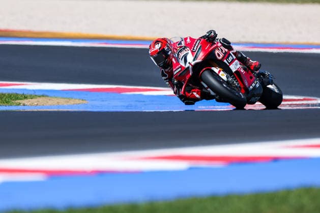 FIM SBK Superbike World Championship, WM, Weltmeisterschaft Pirelli Emilia-Romagna Round 7 - Superpole - Misano Adriatico 13 06 2026 Iker Lecuona of Aruba.it Racing - Ducati with Ducati Panigale V4R seen during FIM SBK Superbike World Championship Pirelli Emilia-Romagna Round 7 - Superpole at Misano World Circuit Marco Simoncelli in Misano Adriatico, Italy