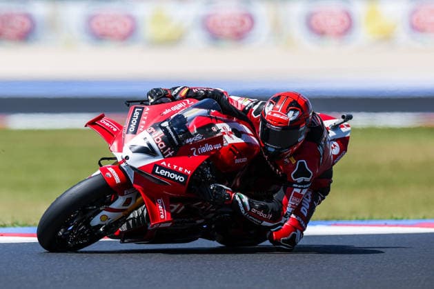 FIM SBK Superbike World Championship, WM, Weltmeisterschaft Pirelli Emilia-Romagna Round 7 - Superpole - Misano Adriatico 13 06 2026 Iker Lecuona of Aruba.it Racing - Ducati with Ducati Panigale V4R seen during FIM SBK Superbike World Championship Pirelli Emilia-Romagna Round 7 - Superpole at Misano World Circuit Marco Simoncelli in Misano Adriatico, Italy