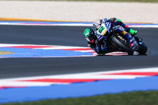 FIM SBK Superbike World Championship, WM, Weltmeisterschaft Pirelli Emilia-Romagna Round 7 - Superpole - Misano Adriatico 13 06 2026 Stefano Manzi of GYTR GRT Yamaha WorldSBK Team with Yamaha YZF R1 seen during FIM SBK Superbike World Championship Pirelli Emilia-Romagna Round 7 - Superpole at Misano World Circuit Marco Simoncelli in Misano Adriatico, Italy