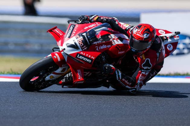 FIM SBK Superbike World Championship, WM, Weltmeisterschaft Pirelli Emilia-Romagna Round 7 - Superpole - Misano Adriatico 13 06 2026 Iker Lecuona of Aruba.it Racing - Ducati with Ducati Panigale V4R seen during FIM SBK Superbike World Championship Pirelli Emilia-Romagna Round 7 - Superpole at Misano World Circuit Marco Simoncelli in Misano Adriatico, Italy