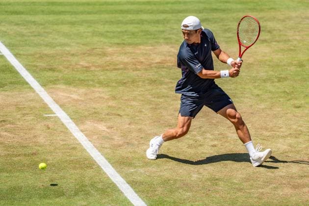 Tennis, Boss Open 2026, Stuttgart, TC Weissenhof, Centre Court, Sh? Shimabukuro (JPN) BOSS OPEN STUTTGART 2026 in Stuttgart