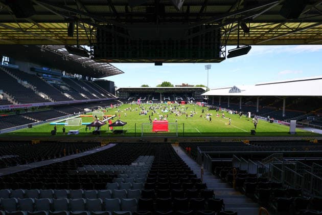 Fulham FC Picnic on the Pitch 2026. Fulham FC Picnic on the Pitch, Day One, Football, Craven Cottage, London - 13 Jun 2026London Craven Cottage United Kingdom  Copyright: xJamesxMarsh Shutterstockx 16924169am