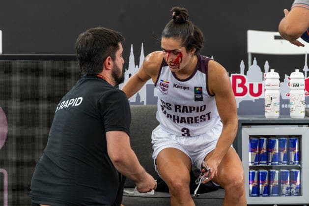 BASKETBALL - FIBA 3x3 World Tour VIENNA,AUSTRIA,13.JUN.26 - BASKETBALL - FIBA 3x3 World Tour. Image shows Hortense Limouzin (Rapid Bucharest).  GEPAxpictures xPhilippxBrem