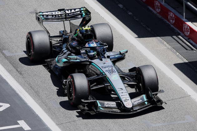 F1 - BARCELONA-CATALUNYA GRAND PRIX 2026 12 KIMI ANTONELLI Andrea (ita), Mercedes AMG F1 Team W17, action during the Formula 1 Barcelona-Catalunya Grand Prix 2026, 7th round of the 2026 Formula One World Championship, WM, Weltmeisterschaft from June 12 to 14, 2026 on the Circuit de Barcelona-Catalunya, in Montmelo, Spain - MontmeloSpain  Copyright: xDPPIx