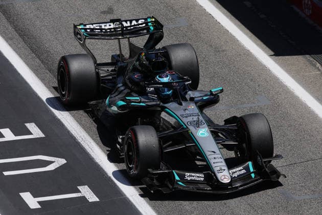 F1 - BARCELONA-CATALUNYA GRAND PRIX 2026 63 during the Formula 1 Barcelona-Catalunya Grand Prix 2026, 7th round of the 2026 Formula One World Championship, WM, Weltmeisterschaft from June 12 to 14, 2026 on the Circuit de Barcelona-Catalunya, in Montmelo, Spain - MontmeloSpain  Copyright: xDPPIx