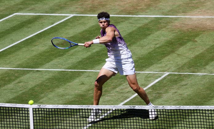 Stuttgart , Tennis , BOSS Open , Ben Shelton (USA)