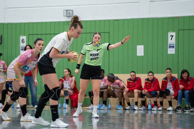 U20 Frauen-Nationalmannschaft Deutschland (GER) vs. U20 Frauen-Nationalmannschaft Spanien (SPA), Handball, Vier-Nationenturnier, 13.6.2026, Saision 2025 2026, Hannover Schiedsrichterin Hannover Sporthalle IGS Badenstedt Deutschland