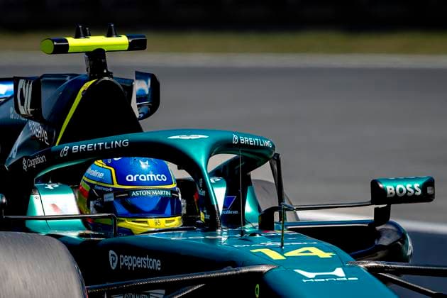 BARCELONA - Formula 1 driver Fernando Alonso of Aston Martin Aramco Formula 1 Team during the Formula 1 Spain-Catalonia at the Circuit de Barcelona-Catalunya on June 13, 2026 in Barcelona, Spain. (Photo by DeFodi Images) -