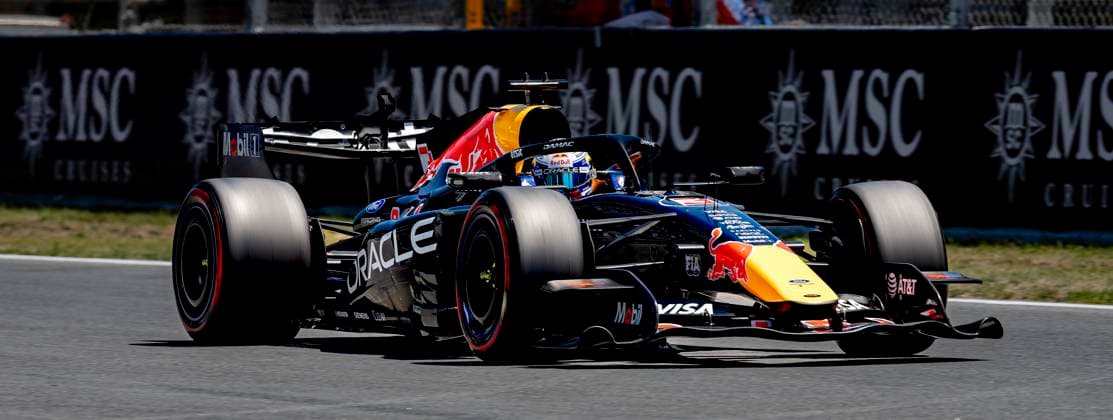 BARCELONA - Formula 1 driver Max Verstappen of Oracle Red Bull Racing during the Formula 1 Spain Catalonia at the Circuit de Barcelona-Catalunya on June 13, 2026 in Barcelona, Spain. (Photo by DeFodi Images) -