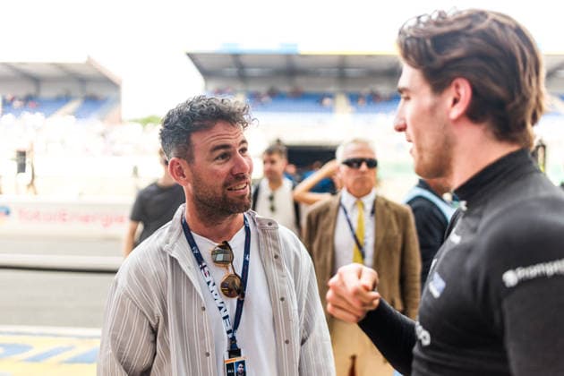 24 HEURES DU MANS 2026 - RACE - SATURDAY CAVENDISH Mark (gbr), Ex-professional cyclist and Starter of the 24 Hours of Le Mans 2026, portrait, DOOHAN Jack (aus), Nielsen Racing, Oreca 07 Gibson 24, LMP2, portrait during the 24 Hours of Le Mans 2026, 3rd round of the 2026 FIA World Endurance Championship, on June 13, 2026 on the Circuit des 24 Heures du Mans in Le Mans, France -  Copyright: xAndreaxLorenzinax
