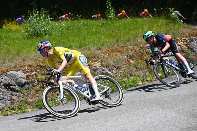 Tour Auvergne - Rhone-Alpes 2026 Stage 7 GRAND COLOMBIER, FRANCE - JUNE 13 : Tuckwell Luke (AUS) of Red Bull BORA Hansgrohe during stage 7 of the 78th edition of Tour Auvergne - Rhone-Alpes an UCI World Tour 2.UWT cycling road race stage for Men Elite of 133.6 km with start in La Bridoire and finish in Grand Colombier on June 13, 2026 in Grand Colombier, France, 13 06 2026 ( Motordriver Guy De Vuyst - Grand Colombier France  Copyright: xVincentxKalutx