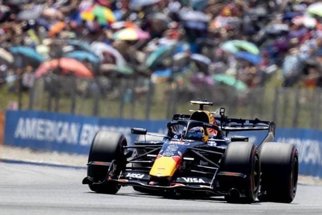 BARCELONA - Max Verstappen during the third free practice session for the Barcelona-Catalonia Grand Prix. SANDER KONING ANP xVIxANPxSportx xxANPxIVx 560894219 originalFilename: 560894219.jpg