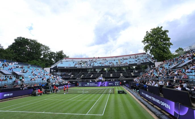 Centre Court Steffi Graf Stadion Spielstätte Übersicht VANDA Pharmaceuticals Berlin Tennis Open Damen 13.06.2026