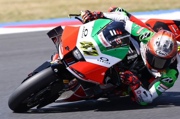 IPA85641848 - 47 Axel Bassani (ITA) Bimota KB998 Rimini, Bimota by Kawasaki Racing Team during the FIM Superbike World Championship, WM, Weltmeisterschaft Pirelli Emilia Romagna Round at the Misano World Circuit Marco Simoncelli, Misano Adriatico, Italy on June 13, 2026 during the Pirelli Emilia Romagna Round, World Superbike (SBK) race in Italy, Italy, June 13, 2026  Copyright: xValerioxOrigo IPAxSportx xx 85641848