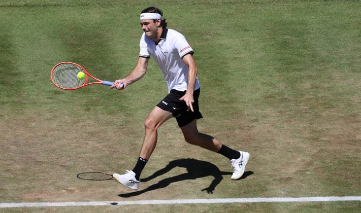 Stuttgart , Tennis , BOSS Open , Taylor Fritz (USA)