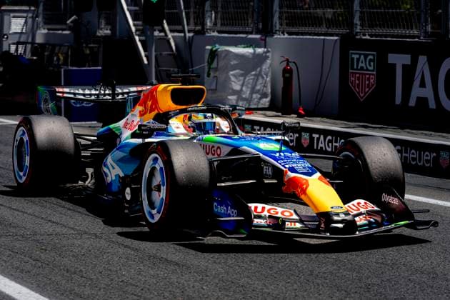 BARCELONA - Formula 1 driver Arvid Lindblad of the Visa Cash App Racing Bulls Formula One Team during the Formula 1 Spain Catalonia at the Circuit de Barcelona-Catalunya on June 13, 2026 in Barcelona, Spain. (Photo by DeFodi Images) -
