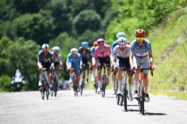 Tour Auvergne - Rhone-Alpes 2026 Stage 7 GRAND COLOMBIER, FRANCE - JUNE 13 : De Plus Laurens (BEL) of Netcompany INEOS during stage 7 of the 78th edition of Tour Auvergne - Rhone-Alpes an UCI World Tour 2.UWT cycling road race stage for Men Elite of 133.6 km with start in La Bridoire and finish in Grand Colombier on June 13, 2026 in Grand Colombier, France, 13 06 2026 ( Motordriver Guy De Vuyst - Grand Colombier France  Copyright: xVincentxKalutx