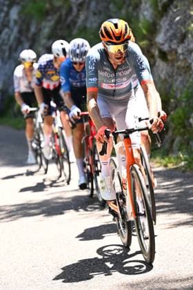 Tour Auvergne - Rhone-Alpes 2026 Stage 7 GRAND COLOMBIER, FRANCE - JUNE 13 : De Plus Laurens (BEL) of Netcompany INEOS during stage 7 of the 78th edition of Tour Auvergne - Rhone-Alpes an UCI World Tour 2.UWT cycling road race stage for Men Elite of 133.6 km with start in La Bridoire and finish in Grand Colombier on June 13, 2026 in Grand Colombier, France, 13 06 2026 ( Motordriver Guy De Vuyst - Grand Colombier France  Copyright: xVincentxKalutx