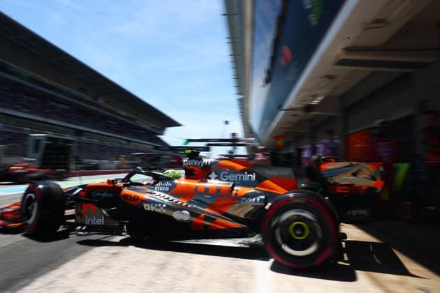 01 NORRIS Lando (gbr), McLaren F1 Team MCL40, action during the Formula 1 Barcelona-Catalunya Grand Prix 2026, 7th round of the 2026 Formula One World Championship, WM, Weltmeisterschaft from June 12 to 14, 2026 on the Circuit de Barcelona-Catalunya, in Montmelo, Spain - Photo: Hoch Zwei Montmelo Spain