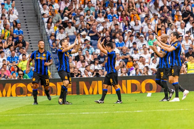 ESP: Corazon Classic Match 2026 Real Madrid Leyendasv Inter Legends Hernanes scores goal to Inter Legends during Corazon Classic Match 2026 between Real Madrid Leyendas v Inter Legends played at Santiago Bernabeu Stadium, Madrid on June 13, 2026 in Spain; Madrid Spain Futbol