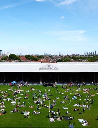 Fulham FC Picnic on the Pitch 2026. Fulham FC Picnic on the Pitch, Day One, Football, Craven Cottage, London - 13 Jun 2026London Craven Cottage United Kingdom  Copyright: xJamesxMarsh Shutterstockx 16924169co